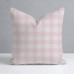 Juliet's Garden Bubble Gingham Throw Pillow - Lemon Park