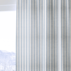 Juliet's Garden Robin Blue Stripe - Drapery