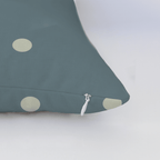 The Silk Garden Aegean Dots Throw Pillow