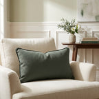 The Silk Garden Pine Throw Pillow